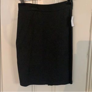 Dark grey pencil skirt